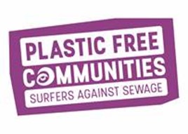 Logo - Plastic free communities, surfers against sewage